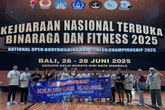 Kontingen Kalsel Menjadi Juara Umum Kejurnas Binaraga di Bali
