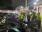 Polisi Angkut Puluhan Sepeda Motor Berknalpot Bising di Bandung