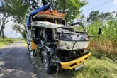 Tabrakan Beruntun di Ngariboyo Magetan, 3 Orang Luka Ringan