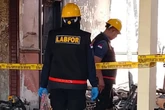 Labfor Polda Jatim Olah TKP Rumah Janda di Kediri dalami Dugaan Pembakaran