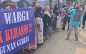 Demo Tolak Pembangunan Gereja di Cilodong, LPM Klaim Tak Ada Persetujuan Warga
