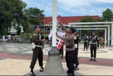 Gantikan Merah Putih, Bendera AMPB yang Berkibar di Alun-Alun Pati Diturunkan