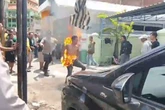 Maling Motor Terbakar di Jojoran Surabaya Tewas, Luka Bakar 78 Persen