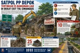 Satpol PP Depok Tertibkan Puluhan Bangunan Liar, 10 Tempat Diduga Jadi Lokasi Kopi Pangku