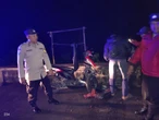 Pemotor Kecelakaan di Jalur Cemoro Sewu Magetan, Tabrak Batu Besar