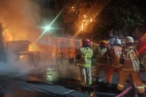 Kebakaran Bengkel Oli di Sawahan Surabaya, Warga Sempat Dengar Ledakan
