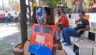 Karnaval Merah Putih SD Don Bosco Semarang, Optimus Prime dari Kardus Popok Curi Perhatian