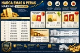 Update Harga Emas dan Perak Terbaru Hari Ini: Cek Rincian Lengkap Pecahan 0,5 Gram hingga 1 Kg