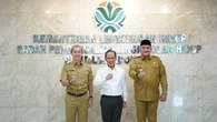Rudy dan Dedie Bahas Persoalan Sampah di Bogor Bersama Menteri Hanif Faisol