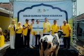 CEO GSP Property Ariansyah Eka Saputra Salurkan Puluhan Hewan Kurban di KBB via Golkar
