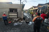 Pipa Gas Bocor, Semburan Api Muncul di Sambikerep Surabaya