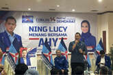 AHY Titip Kader Demokrat Sidoarjo Menangkan Ning Lucy di Pileg 2024