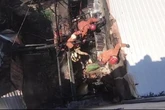 Rumah di Jalan Sidodadi Kulon Surabaya Kabakaran, Atap Roboh