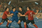 Ricuh, Final Futsal Porprov Jatim Malang Vs Surabaya Dihentikan