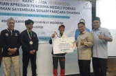 Raih 16 Medali Fornas 2025, Pegiat Olahraga KORMI Depok Terima Uang Bonus