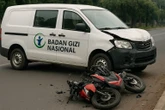 Mobil Berlogo BGN Terlibat Kecelakaan dengan Pemotor di Depok