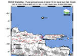 Gempa Bumi 3,3 Magnitudo Mengguncang Gresik, Sejumlah Warga Sempat Panik