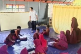 Sekolah Terbakar & Diterjang Angin, Siswa Pamekasan Belajar di Tenda Hingga Rumah Warga