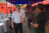 Pemprov Jatim Buka Dapur Umum untuk Personel Keamanan, Siapkan 10.500 Porsi Logistik