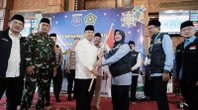 Supian Suri Lepas Keberangkatan Kloter Pertama Calhaj Depok