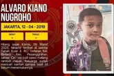 Info Anak Hilang: Ayo, Bantu Cari Alvaro Kiano Nugroho