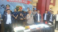 Polresta Bandung Tangkap Sindikat Curanmor dan Pemalsu STNK