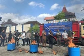 Bea Cukai Blitar Musnahkan 1,9 Juta Batang Rokok Ilegal, Nilainya Rp2,27 Miliar