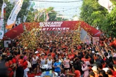 Warga Tumpah Ruah Ikuti Soekarno Run di Nganjuk, Bukti Cinta Kepada Bung Karno
