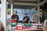 Jutaan Batang Rokok Ilegal dan Vape Dimusnahkan, Nilainya Miliaran Rupiah