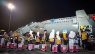 JCH Kloter I Balikpapan Terbang ke Tanah Suci dengan Airbus A330-900 NEO Milik Garuda