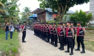 Puluhan Personel Polda Kaltim BKO Tiba di Long Hubung, Perkuat Pengamanan PSU di Mahulu