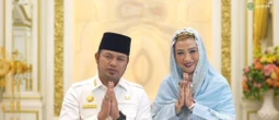 Gubernur Kaltim Rudy Mas'ud dan Bunda Harum Berangkat Haji, Mohon Doanya