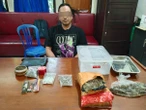 Polisi Denpasar Ciduk Pria Surabaya di Badung Bali, BB 1 Kg Ganja Jadi Bukti