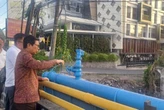 Badung Normalisasi Tukad Mati, Pasang Trash Rack di Alur Sungai