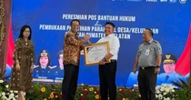 Menkum Supratman Resmikan 3.258 Posbankum di Sumsel, Pecahkan Rekor MURI