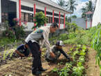 Rutan Bangli Terus Berinovasi, Manfaatkan Brangang Untuk Tanam Ubi & Sayur