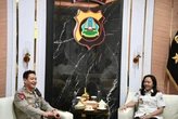 Kakanwil Felucia Bertemu Kapolda Irjen Daniel, Komitmen Menjaga Stabilitas Bali