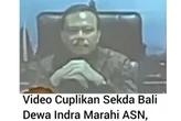 Viral Sekda Bali Memarahi ASN Buntut Donasi Banjir, Koster Membela, Begini