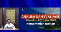 Sekjen Nico Afinta Pimpin Anev, Sentil 9 Pesan Penting untuk Jajaran Kemenkum