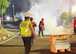 Viral Motor Karisma Terbakar di Simpang Buagan Denpasar, Begini Kronologinya