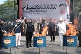 Bea Cukai & Pemprov Jabar Musnahkan 44 Juta Batang Rokok Ilegal Senilai Rp 65,1 Miliar
