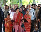 Tiba di Dili, Megawati Disambut Pejabat Penting Timor Leste