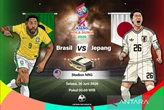 Susunan Pemain Brasil vs Jepang: Komposisi Mewah Skuad Samba Siap Uji Kedisiplinan Samurai Biru