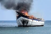 Kapal Mutiara Prasana Nusantara Terbakar di Bulukumba