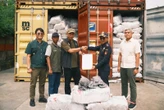 Bea Cukai Belawan Serahkan 5 Kontainer Arang Bakau Ilegal ke Ditjen Gakkum Kemenhut
