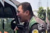 Viral Driver Ojol Histeris Saat Motor Diderek, Begini Penjelasan Dishub DKI