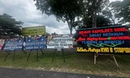 Berhasil Ungkap Kasus Pencurian Hiolo, Polres Rokan Hilir Terima Puluhan Karangan Bunga