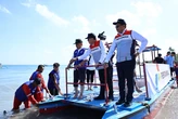 Komut Pertamina Luncurkan Kapal Pintar Pembersih Sampah Laut di Pantai Sekeh Bali