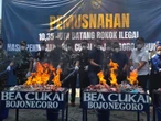 Tekan BKC Ilegal, Bea Cukai Bojonegoro Musnahkan Rokok Polos Senilai Rp 15,39 Miliar