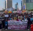 Duduki CFD Bundaran HI, 800 Pelajar Tuntut Indonesia Bersih Total dari Koruptor